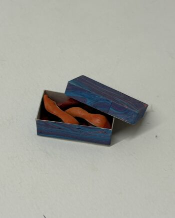 1/12th Scale, Dolls House Miniatures: Handmade Shoe Box, PF38