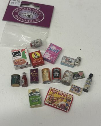 1:12th Scale Dolls House Miniatures - Grocery Food Bundle GF01