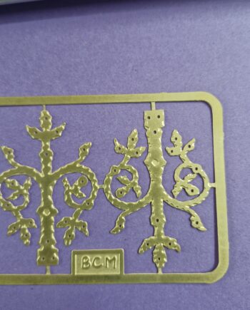 12th scale False door hinges Large  55mm long  by Ironworks & Black Country Miniatures IRTH1