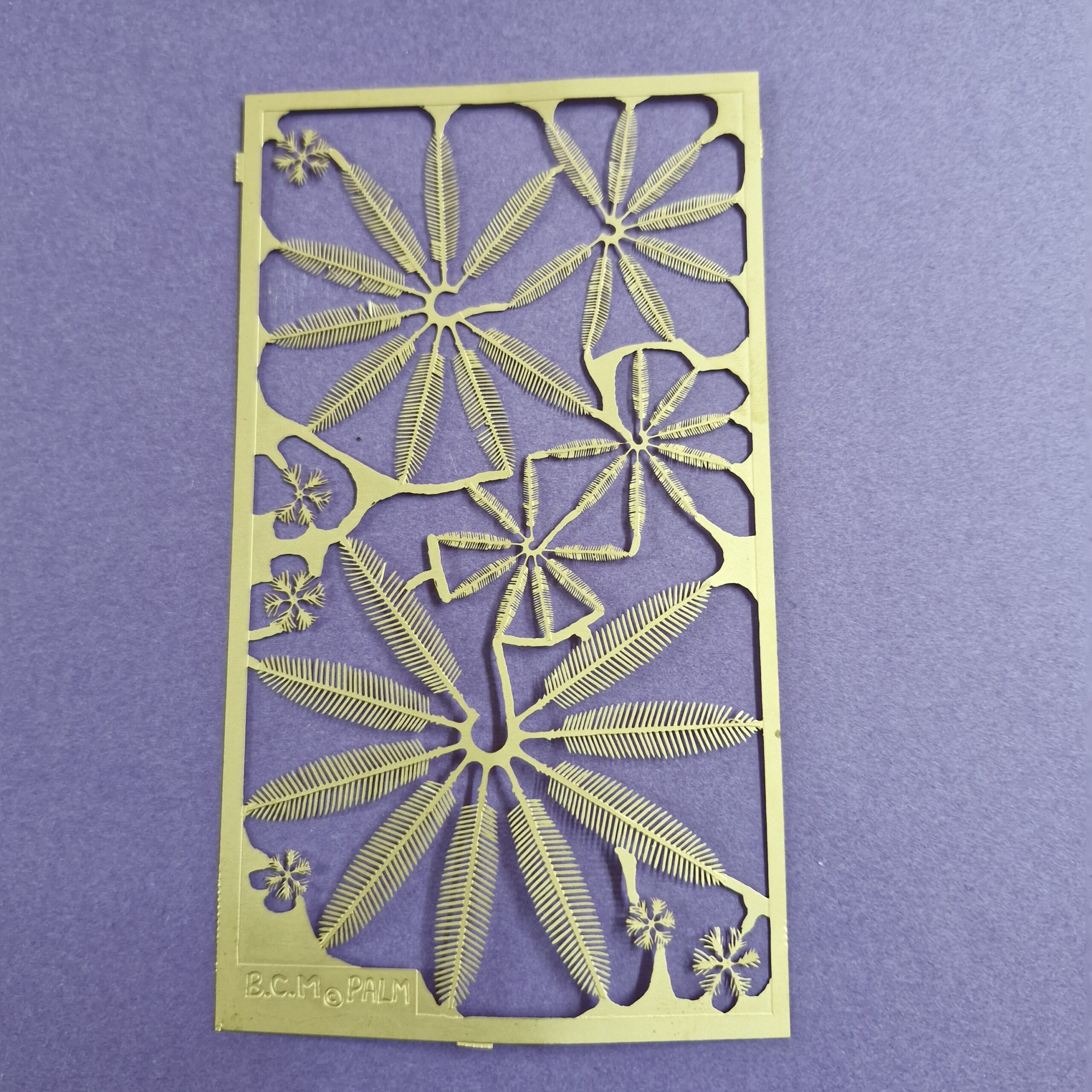 12th scale dolls house Palm Plant kit by Ironwork IRPALM