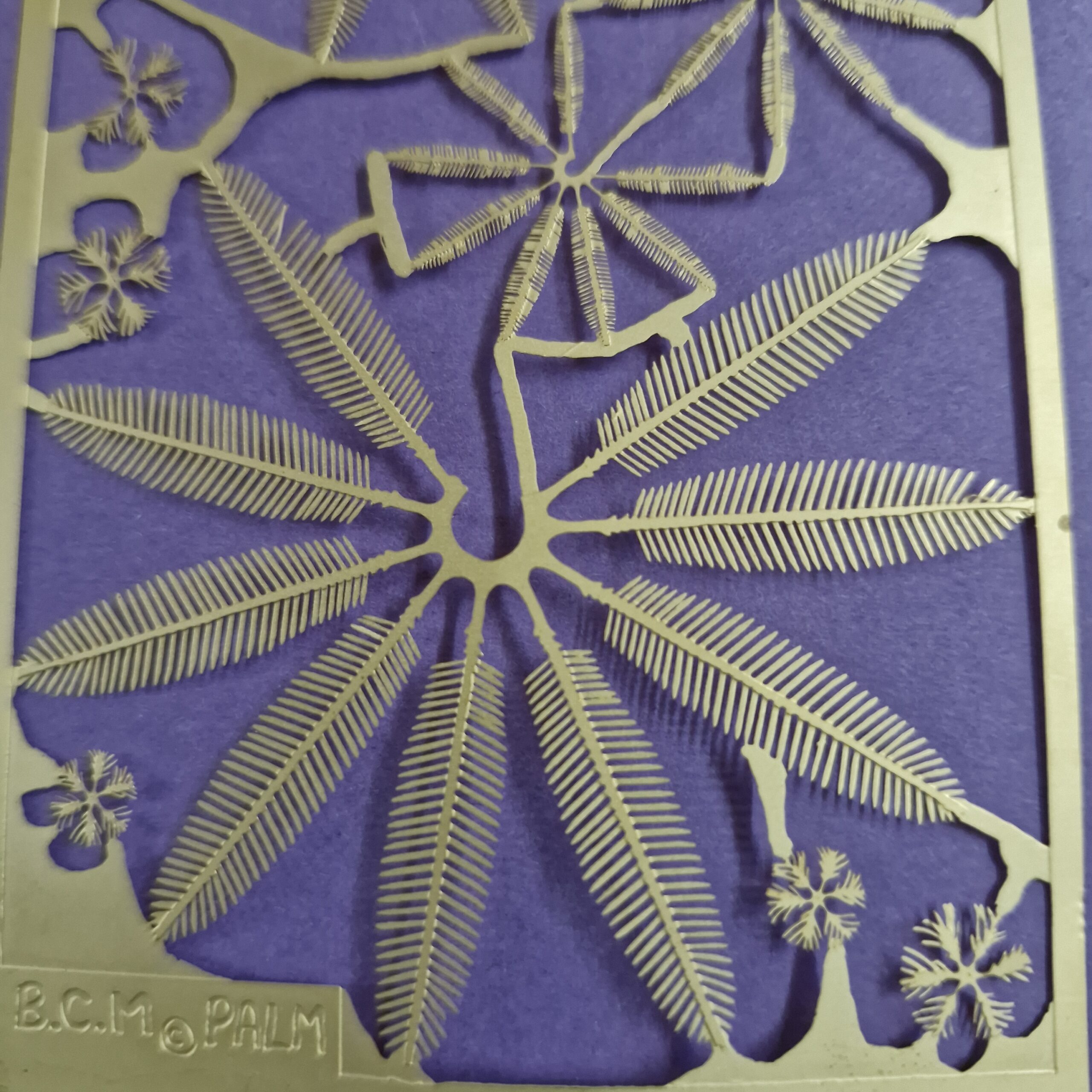 12th scale dolls house Palm Plant kit by Ironwork IRPALM