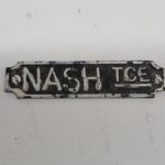 1/12th scale Dolls House Ironworks: Nash Terrace Unpainted House Sign, IRRS04