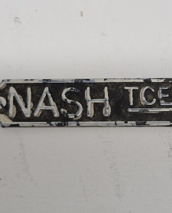 1/12th scale Dolls House Ironworks: Nash Terrace Unpainted House Sign, IRRS04