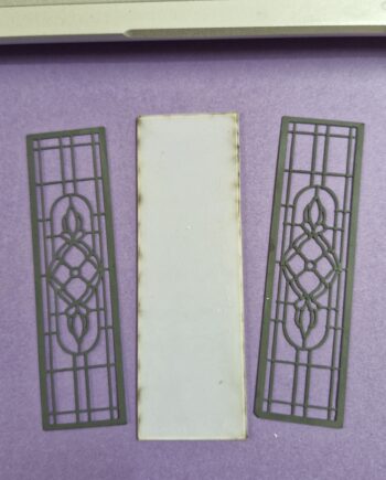 12th scale  Lead Light windows  Including perspex x 2     by Ironwork    IRLW6