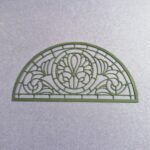 12th scale  1/2 Round Fan Lead Light windows   by Ironwork   IRLWHR