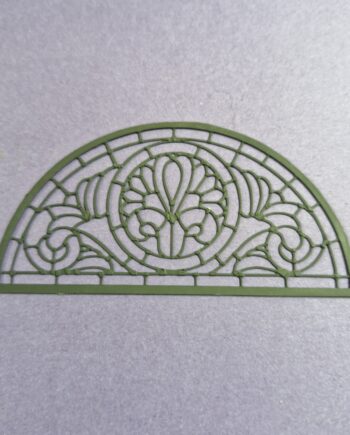 12th scale  1/2 Round Fan Lead Light windows   by Ironwork   IRLWHR