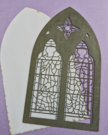 12th scale   Lead Light windows  Including perspex     by Ironwork    IRLWCHS