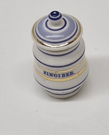 12th scale  Terry Curran Miniature Ceramic Jar   T4