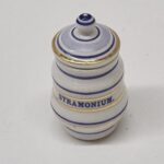 12th scale Terry Curran Miniature Ceramic Jar   T5