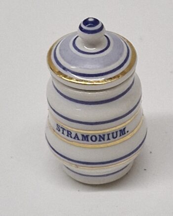 12th scale Terry Curran Miniature Ceramic Jar   T5