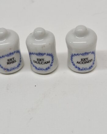 12th scale Set of 3 Chemist Jars.    M46