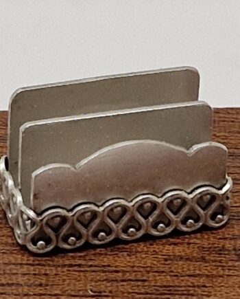 12th scale    Real Silver  Letter Rack     Hall Marked    T28