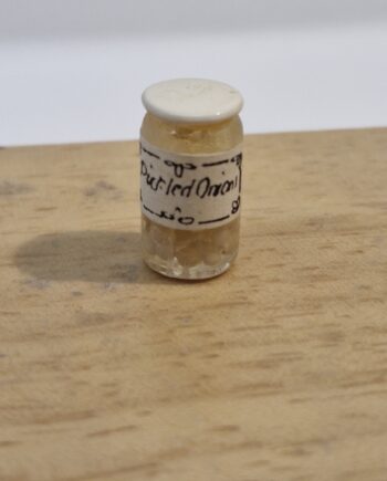 1/12th Scale Dolls House Miniature   Jar Pickled Onions  TG33
