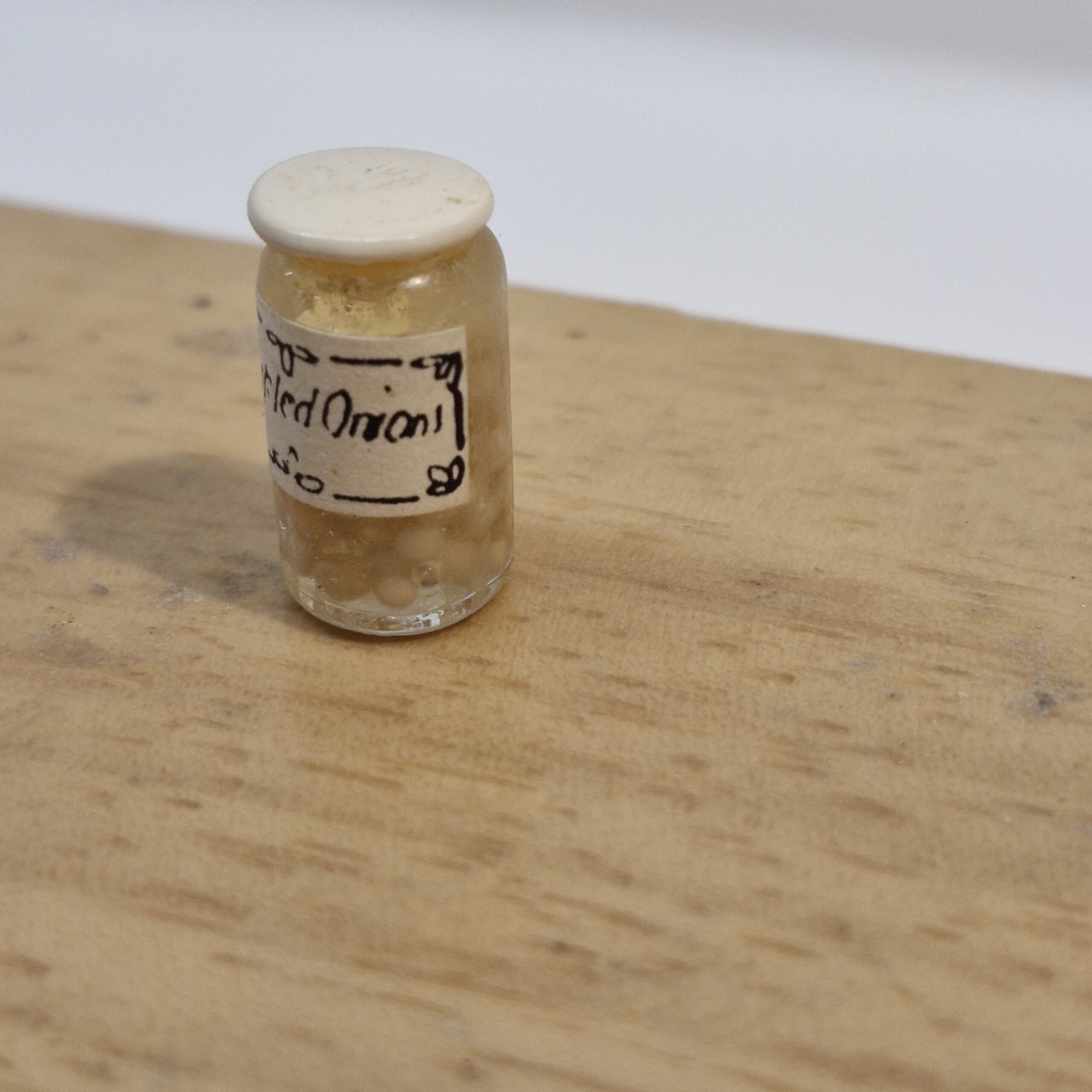 1/12th Scale Dolls House Miniature Jar Pickled Onions TG33