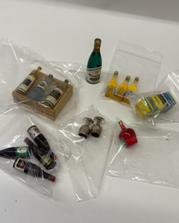 1:12th Scale Dolls House Miniatures - Bar Drinks Bundle, OFL09