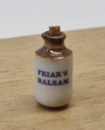 1:12th scale Miniature, Signed Terry Curran Ceramic Jar, T61