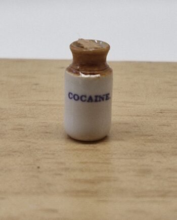 1:12th scale Miniature, Signed Terry Curran Ceramic Jar, T62