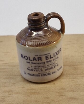 1:12th scale Miniature, Signed Terry Curran Ceramic Jar, T64