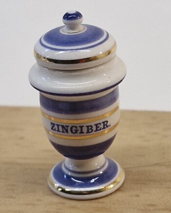 1:12th scale Miniature, Signed Terry Curran Ceramic Jar, T65