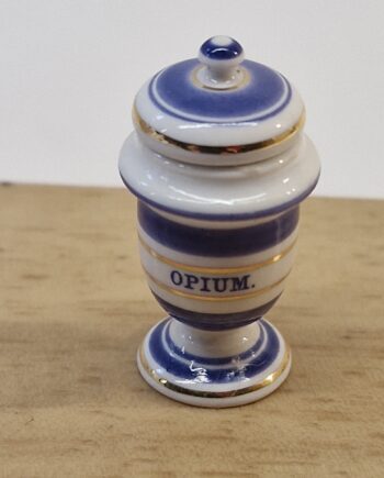 1:12th scale Miniature, Signed Terry Curran Ceramic Jar, T67