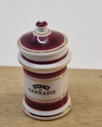 1:12th scale Miniature, Signed Terry Curran Ceramic Jar, T68