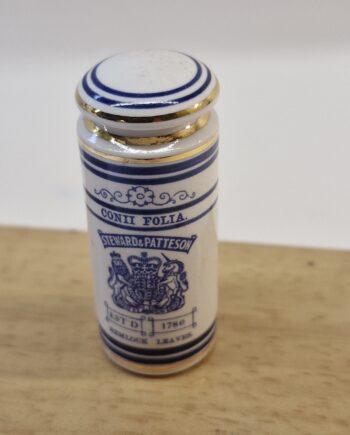 1:12th scale Miniature, Signed Terry Curran Ceramic Jar, T70