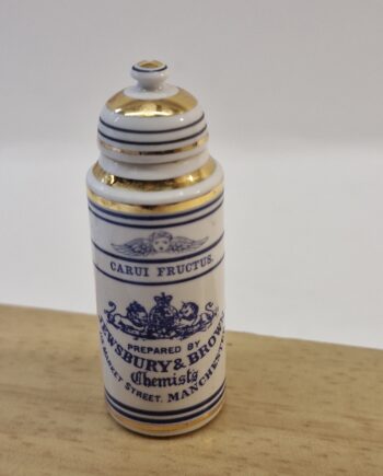 1:12th scale Miniature, Signed Terry Curran Ceramic Jar, T71