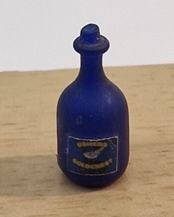 12th scale Dolls House Miniature  Blue Bottle   RC31