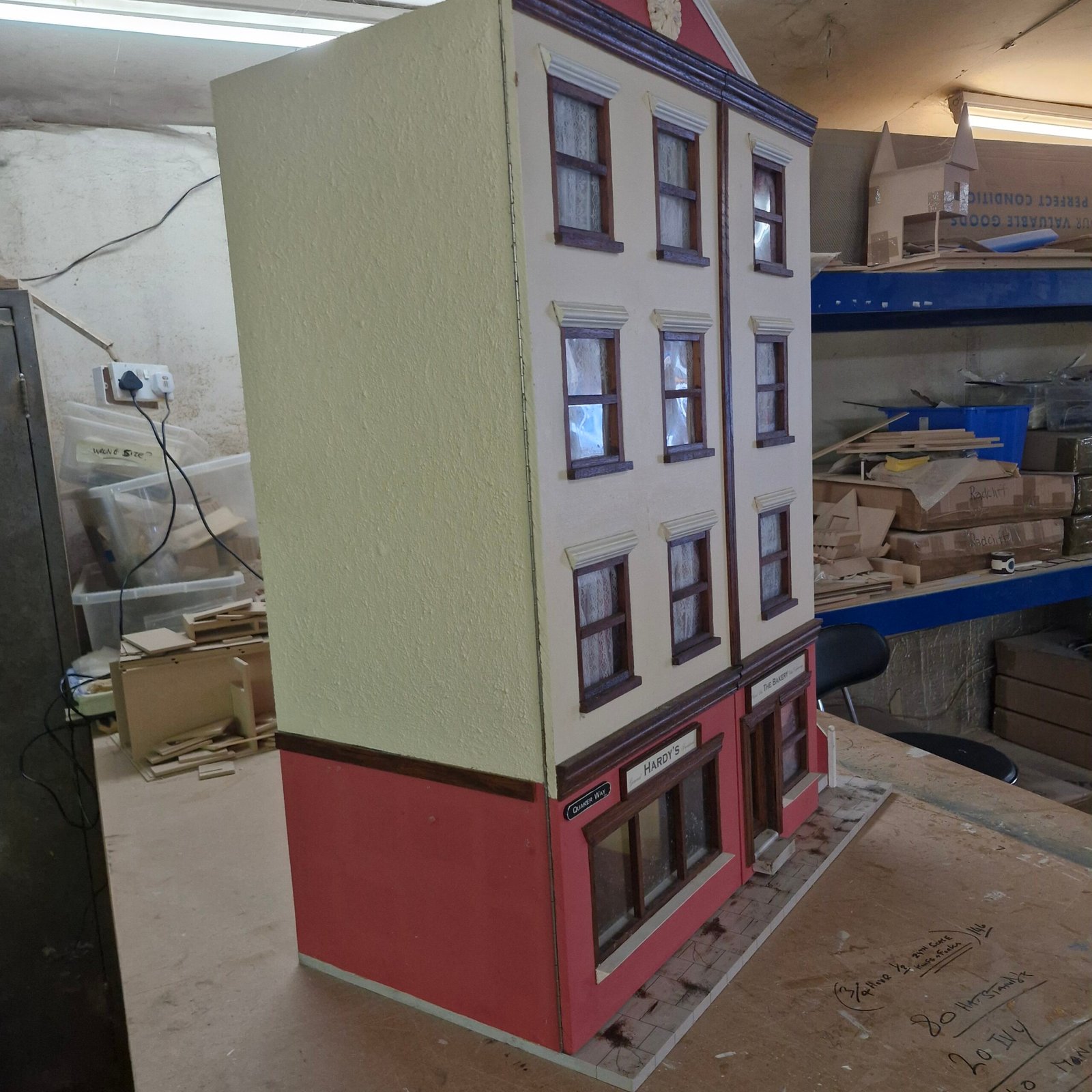 1:12 Scale Double shop with rooms above Ready made Decorated HN308