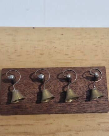 1:12th scale Dolls House, Servant  Bells  Wooden Board VIN85