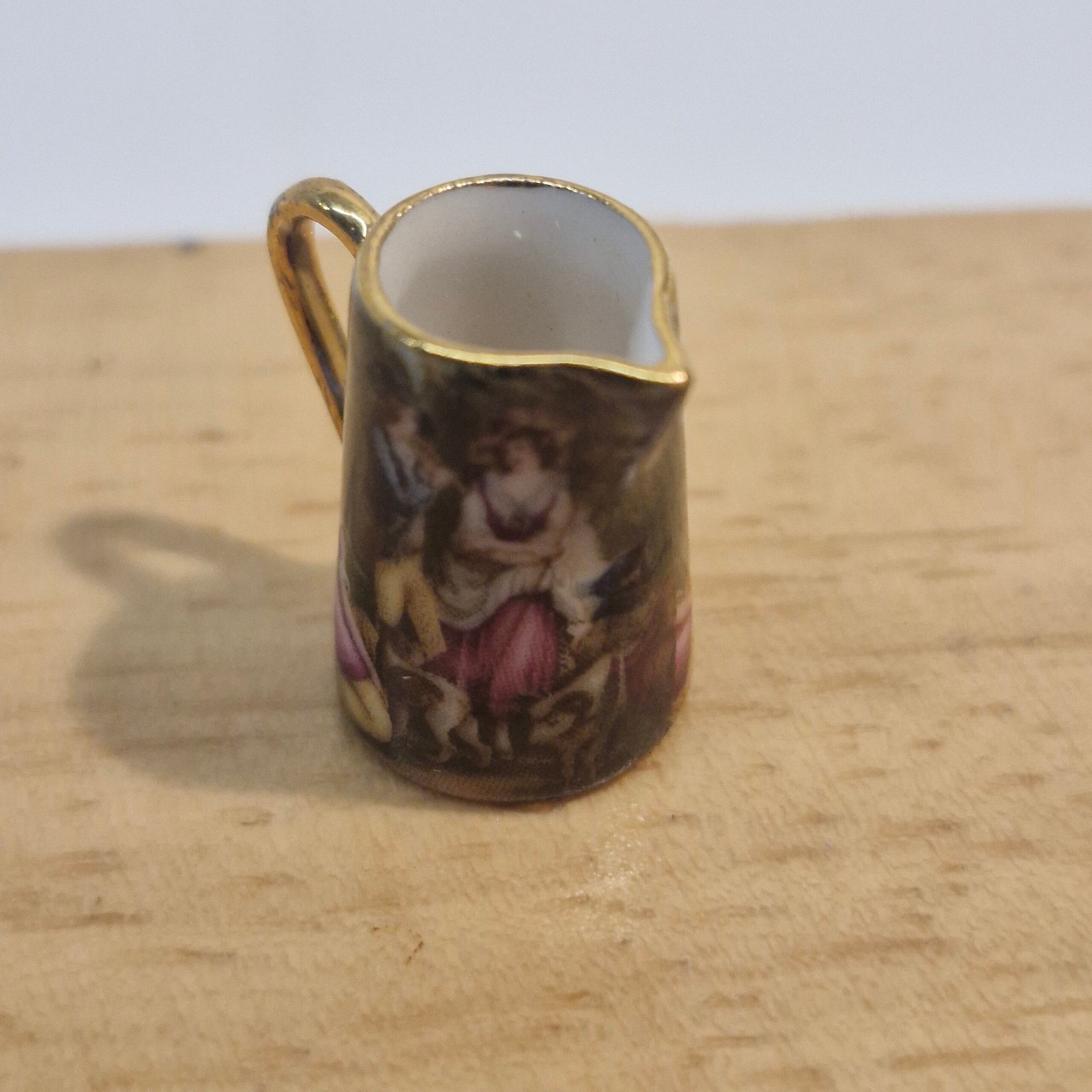 1:12th scale Dolls House, Very fine porcelain Jug C&L VIN86