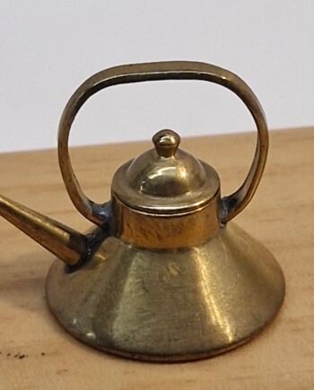 1:12th scale Dolls House,  Solid Cooper Kettle  Round   Top Quality    VS11