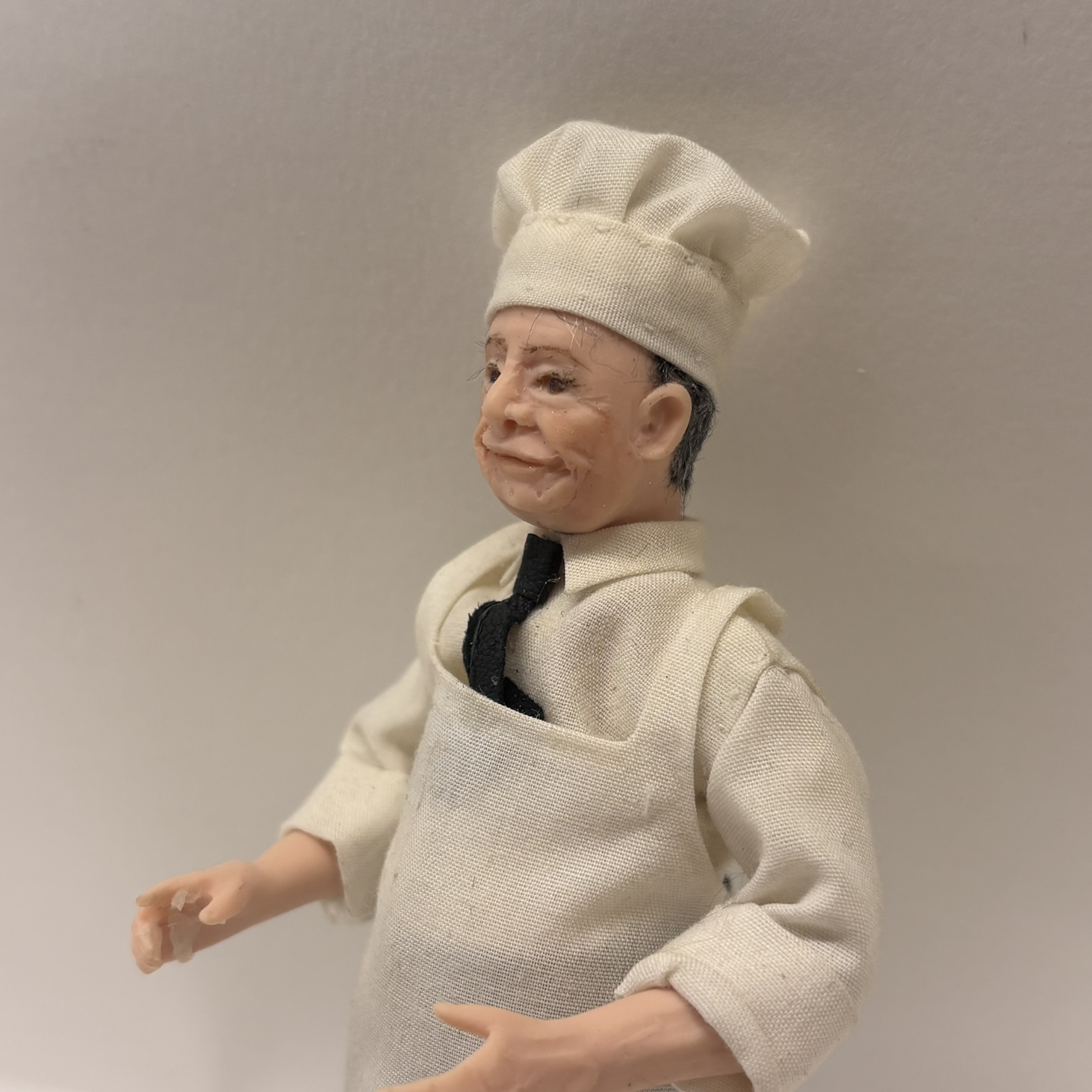 1:12th scale Dolls House- Baker Man Doll, VEF01