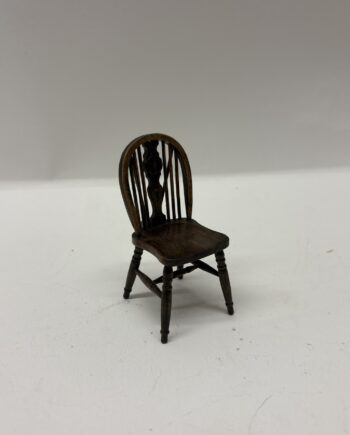 1:12th scale Dolls House- Fine Wooden Chair, VEF07
