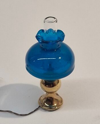 1/12 Dolls House Light   Table Lamp   Glass Shade  Quality    - Wired     LT110a