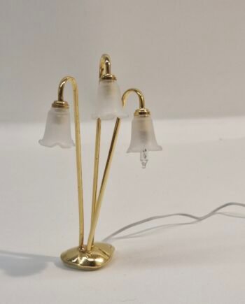 1/12 Dolls House Light   Floor standard lamp     - Wired     LT3016a