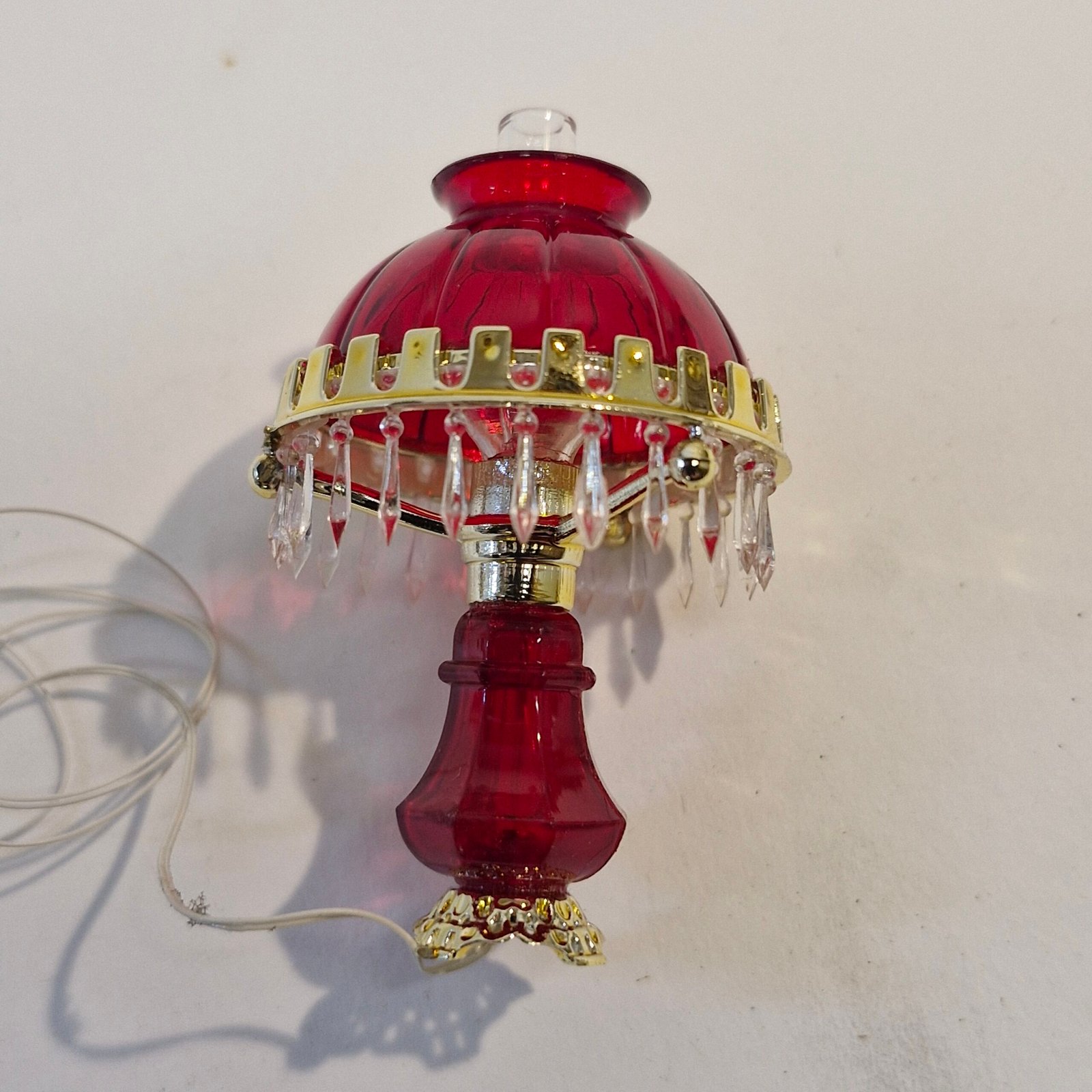 12th scale Dolls House Light Oil Type Table Light Chrysolite DL38