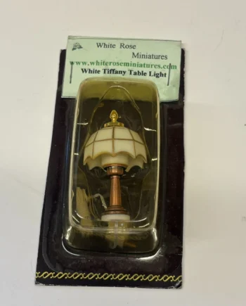 1/12 Dolls House Light - Tiffany Table Lamp, LT1014a