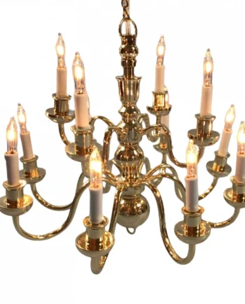 1/12 Dolls House Light - 10 Arm Chandelier - Wired   LT8003