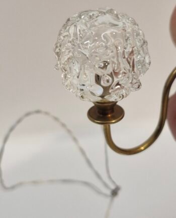 12th scale Dolls House Brass Wall Light with Mirror   by Ray Storey   DL53