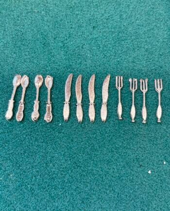 1:12th Scale Dolls House Miniature- Budget Cutlery, D4093