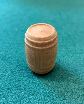 1:12th Scale Dolls House Miniature- Plain Wooden Barrel, D1274