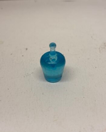 1:12th Scale Dolls House Miniature- Unlabelled Blue Bottle, DB06