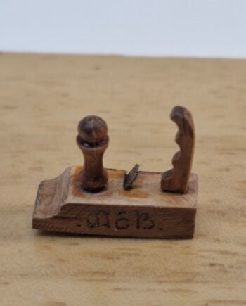 12th scale  Dolls House   Wood working tool  Wooden Planer  Artisan made    TL4