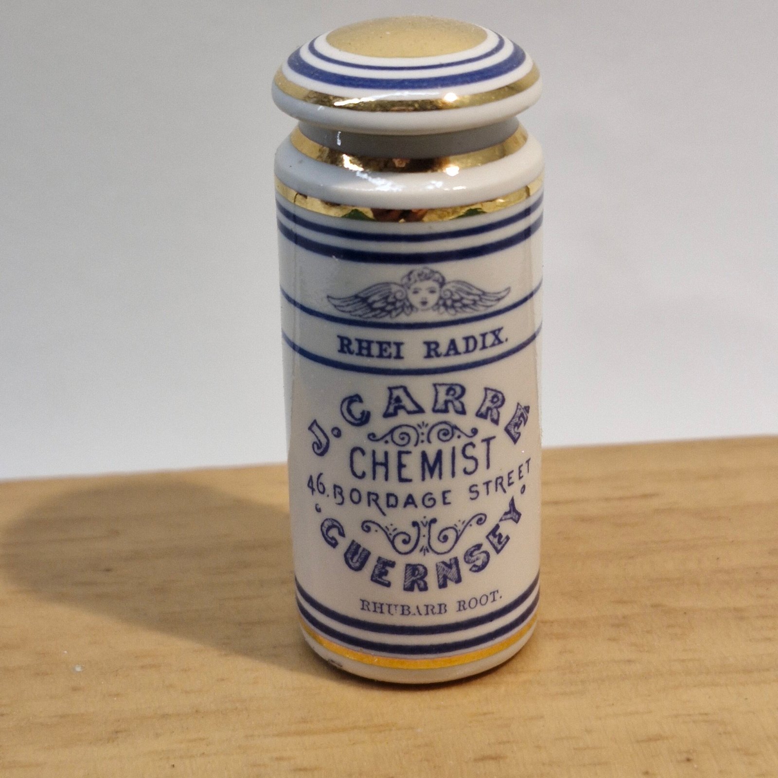 1:12th scale Miniature, Signed Terry Curran Ceramic Jar, T101