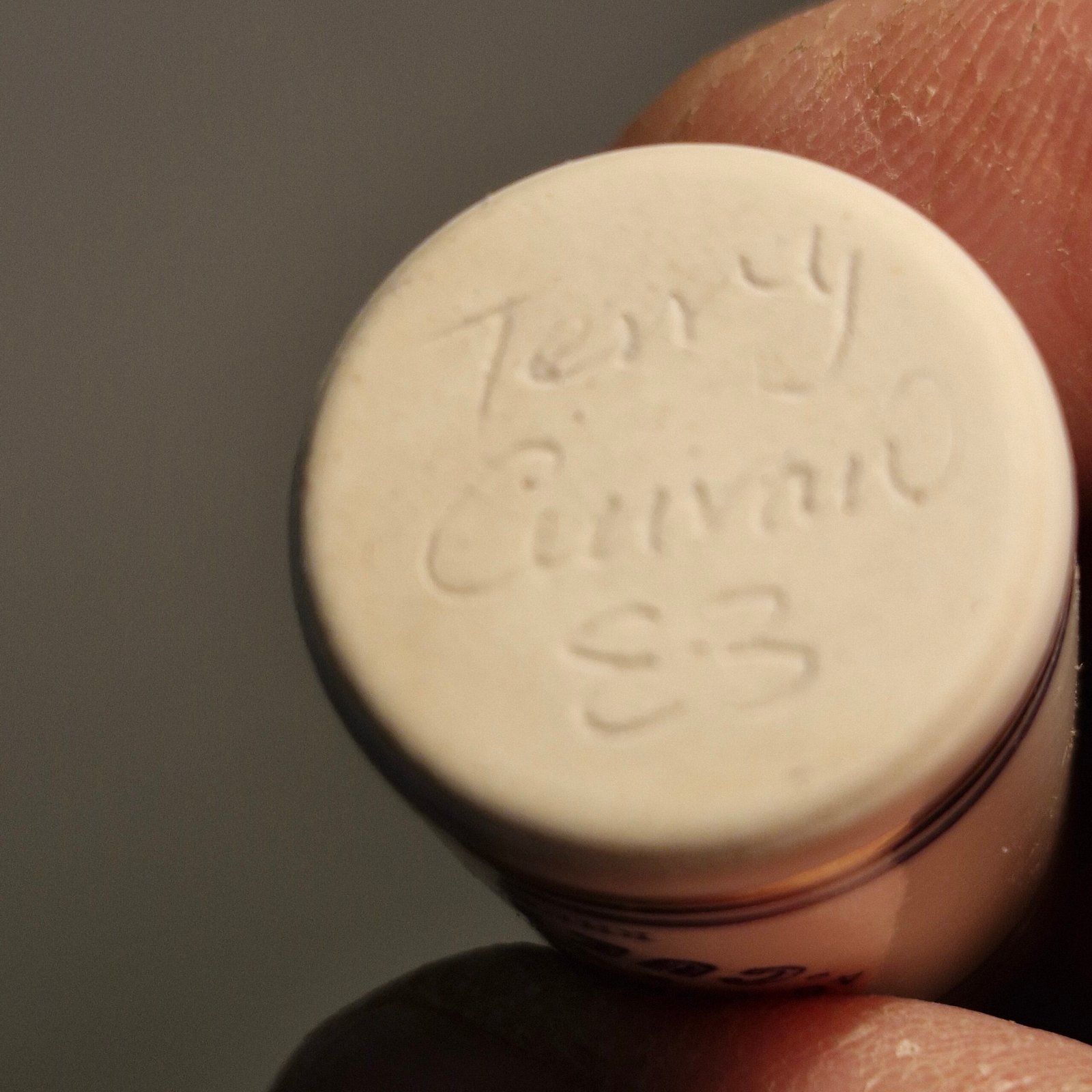 1:12th scale Miniature, Signed Terry Curran Ceramic Jar, T101