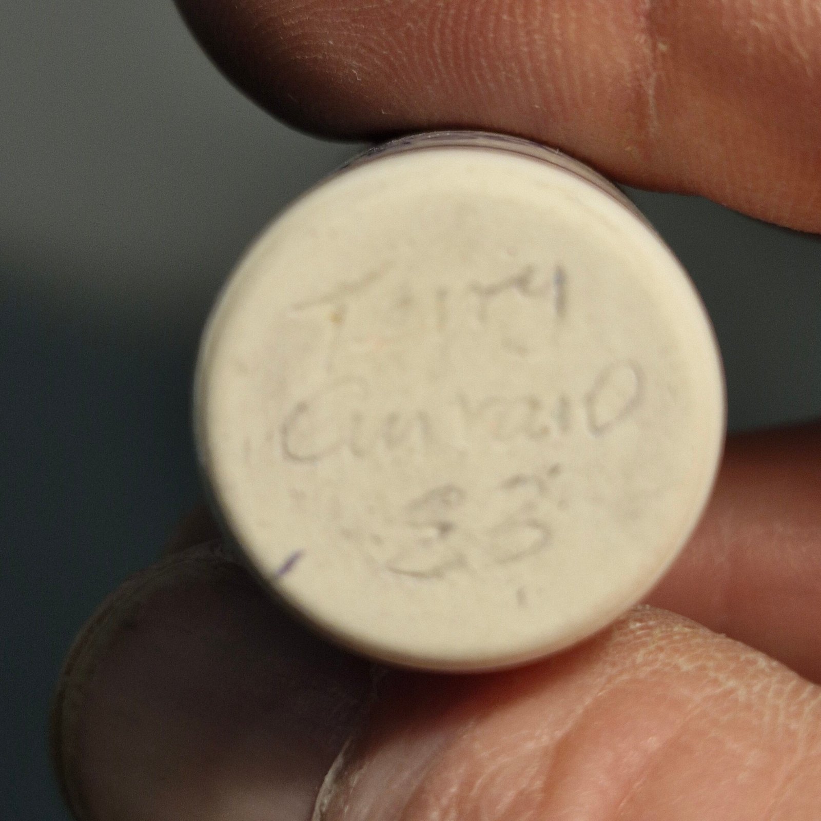 1:12th scale Miniature, Signed Terry Curran Ceramic Jar, T102