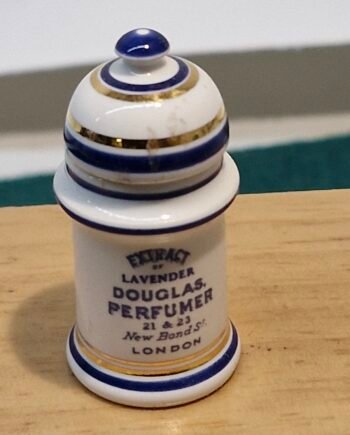 1:12th scale Miniature, Signed Terry Curran Ceramic Jar, T105