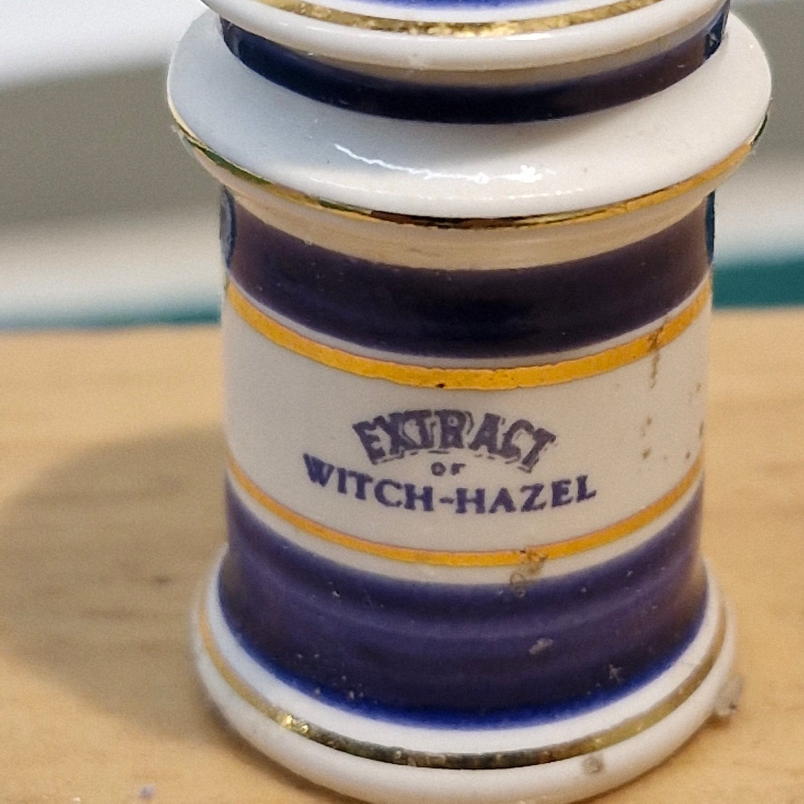 1:12th scale Miniature, Signed Terry Curran Ceramic Jar, T106