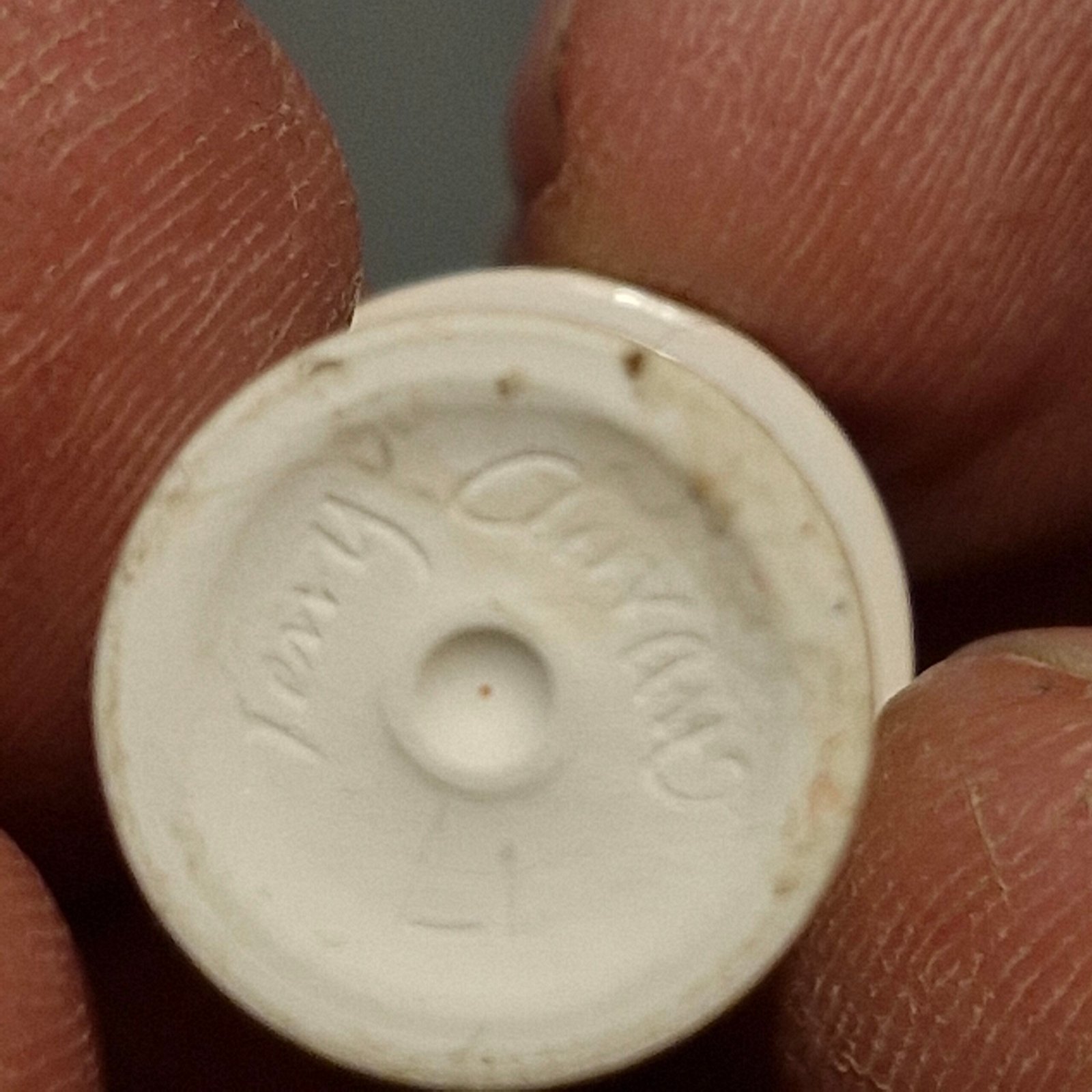 1:12th scale Miniature, Signed Terry Curran Ceramic Jar, T109